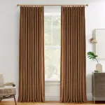 Vol Velvet Blackout Curtains Luxury Heavyweight Luster Custom Drapes | Pleated