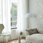 Harp Sunlight Filtering Cooling White Sheer Drapes Lightweight Breathable Custom Curtains | Pleated